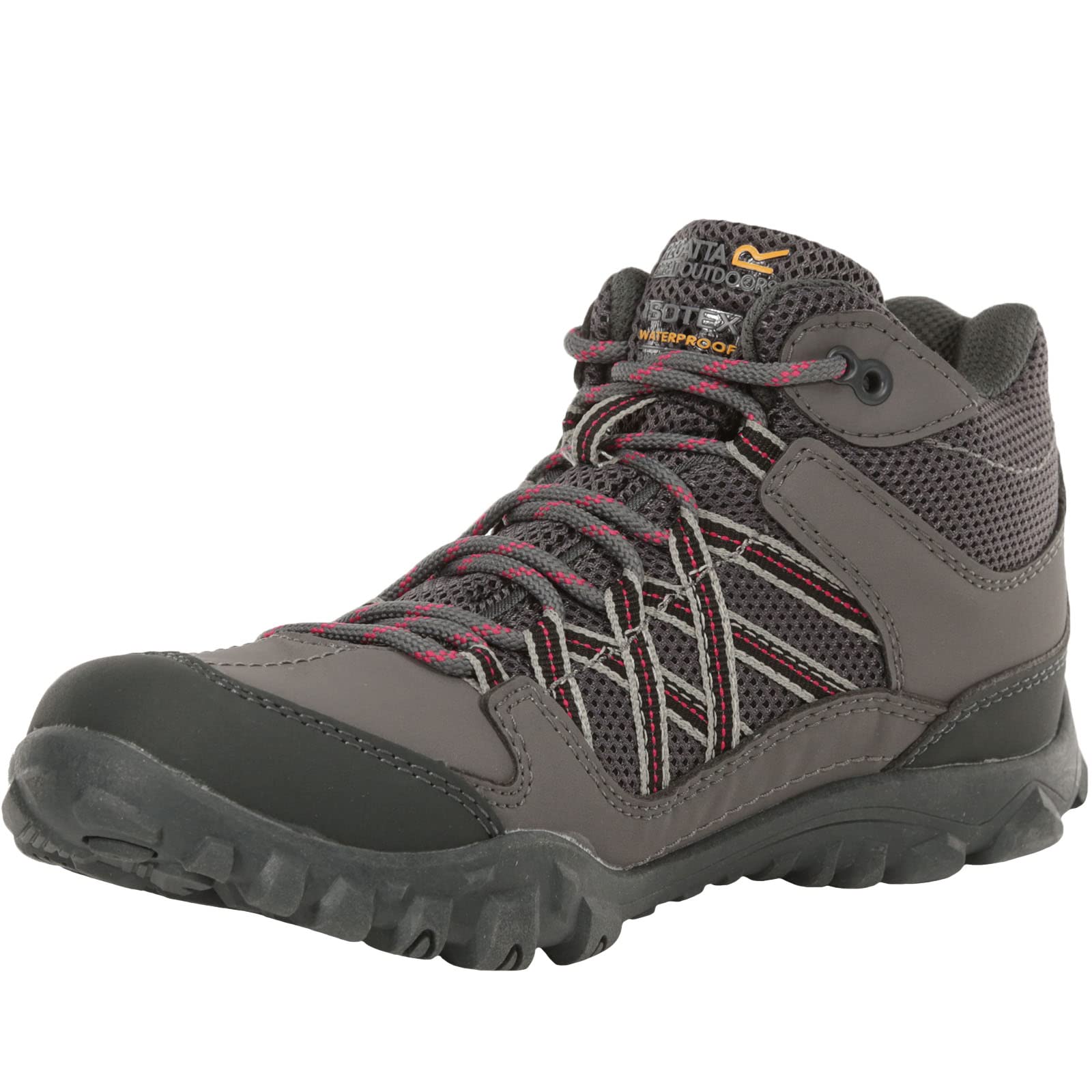 Regatta Women's Waterproof Trail Walking Shoes - Lightweight Hiking Boots for Outdoor Adventures, Trekking & Travel | All-Terrain Comfort for Hiking, Camping & Daily Wear