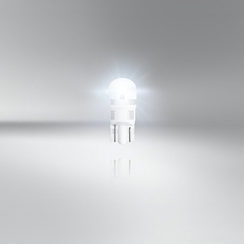 OSRAM LED 2880CW Parking Light Bulb - 12V 1W White Light for Cars, Trucks & Motorcycles - Perfect for Parking Lights, Side Markers & Daytime Running Lights