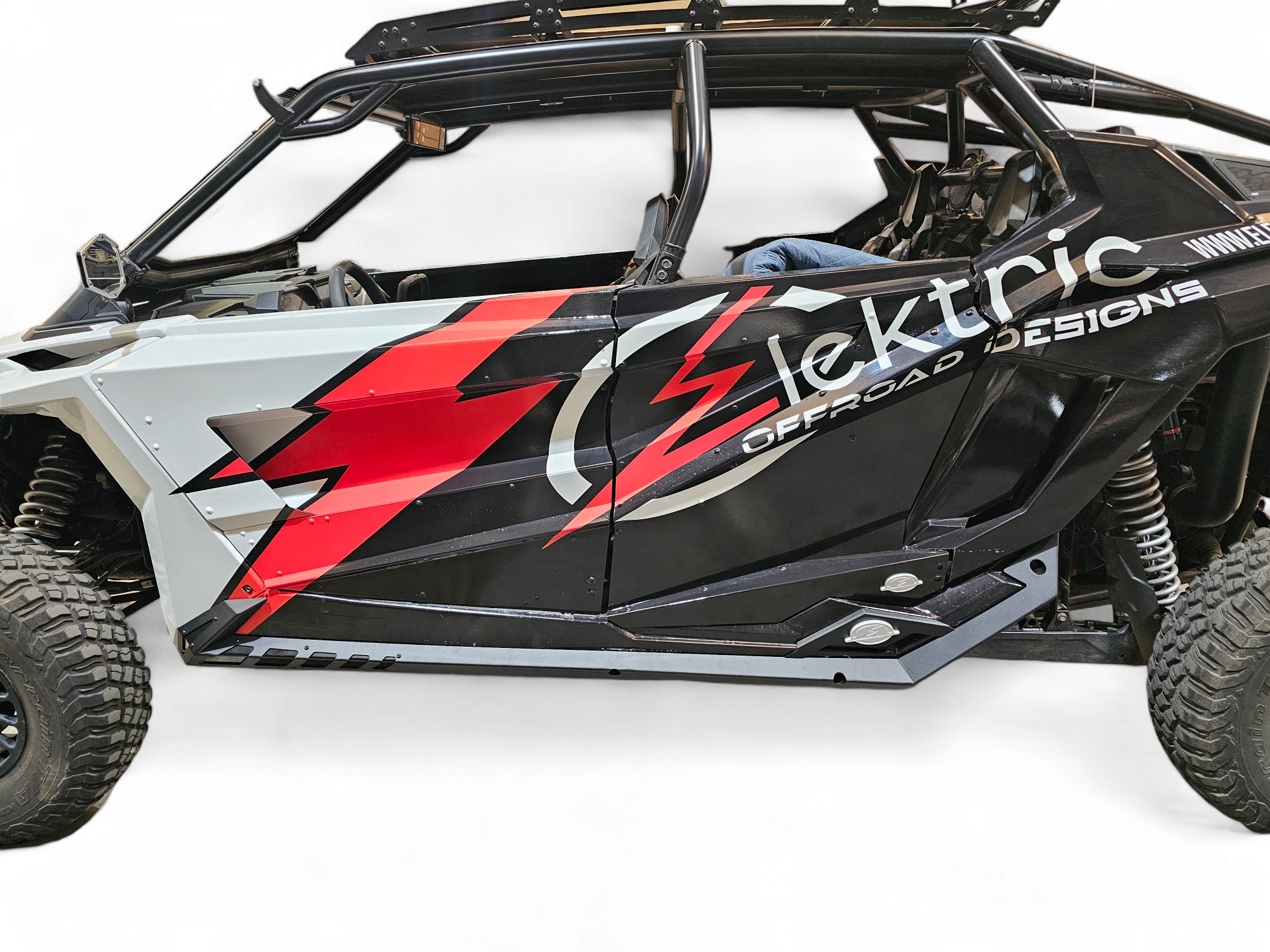 Polaris RZR Pro XP Pro R Turbo R 4-Seat Rock Guards - Heavy Duty Volt Series RKS610010 for Off-Road Protection (2020-2025 Models) | Perfect for Trail Riding & Rocky Terrain Adventures