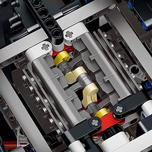1:12 Scale Racing Car Model Kit - 1620 Piece Brick Construction Toy for Adults | Technique Building Blocks & Engineering Toy | Collectible DIY Car Model for Display & Gifts | Perfect for Hobbyists, Car Enthusiasts & STEM Learning
