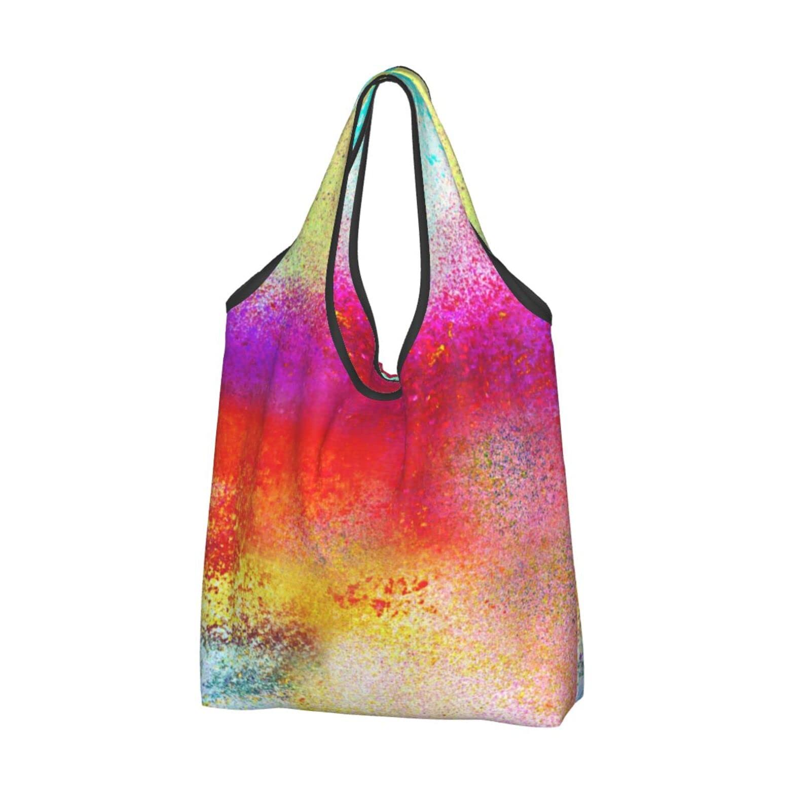Eco-Friendly Reusable Grocery Bags with Attached Pouch - Foldable, Lightweight Shopping Totes for Camping, Hiking & Outdoor Activities - Perfect for Groceries, Beach Trips and Daily Errands