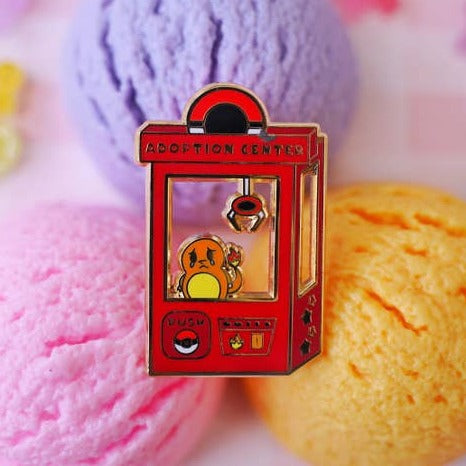 Anime Pokemon Charmander Enamel Pin - Cute Collectible Badge for Backpacks, Jackets & Hats - Perfect Gift for Fans & Cosplay Accessories