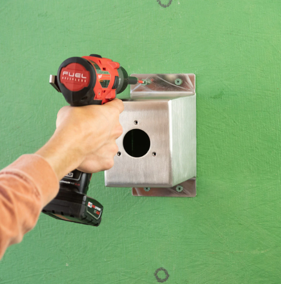 Aquor V1+ Stainless Steel Mounting Box - Weatherproof Outdoor Electrical Enclosure for Home & Industrial Use | Perfect for Garden, Garage, and Utility Installations