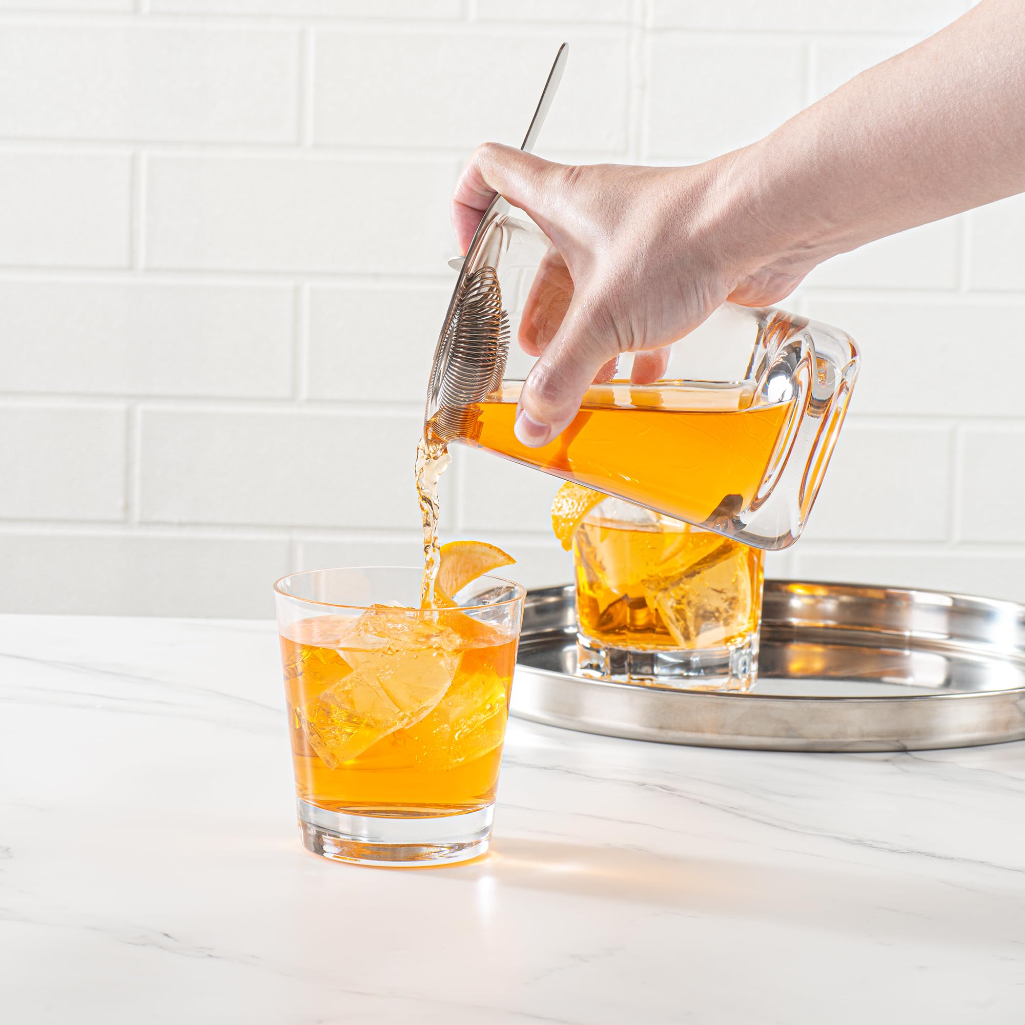 Restaurantware Moda Nude 13oz Crystal Old Fashioned Glasses Set of 12 - Heavy Base, Laser-Cut Rim, Fine-Blown Crystal Whiskey Glasses | Dishwasher-Safe Lowball Glasses for Scotch, Bourbon & Cocktails | Perfect for Home Bars, Dinner Parties & Gifts