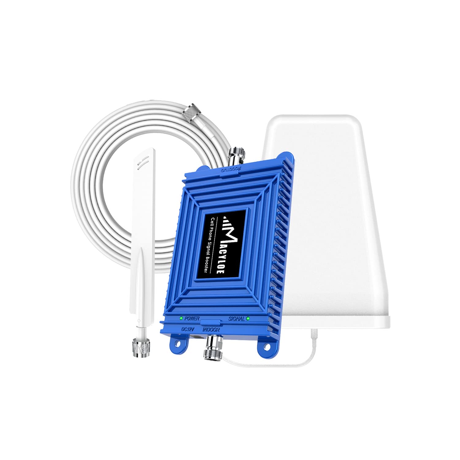 AT&T 4G LTE Cell Phone Signal Booster 700MHz Band 13/12/17 - Compatible with AT&T, T-Mobile, US Cellular & Verizon - FCC Approved Home Signal Amplifier for Enhanced Voice & Data - Perfect for Rural Homes, Offices & Basements with Weak Reception