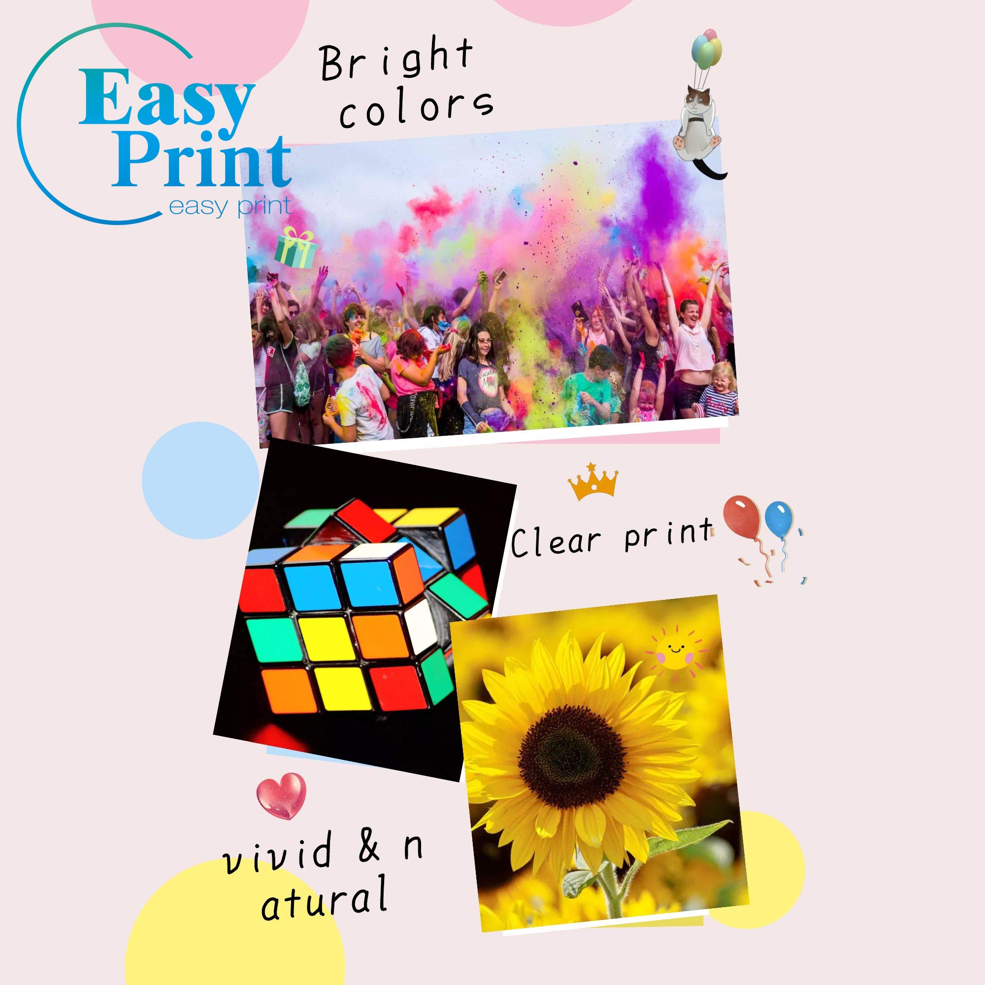 EASYPRINT PGI-2200XL Ink Cartridge for Canon Maxify - High Capacity 5-Pack | Home & Office Printing
