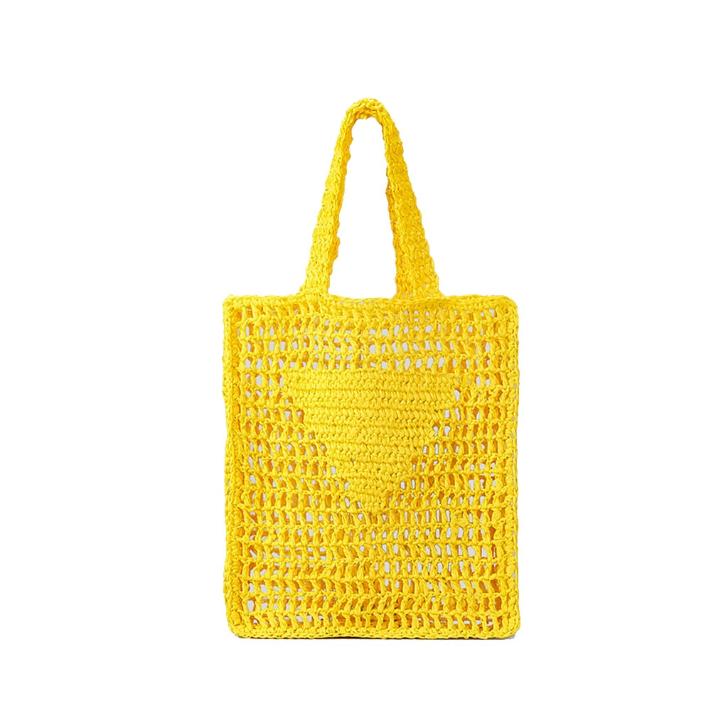 Stylish Women's Striped Straw Handbags - Trendy Summer Beach Tote for Vacation, Shopping & Outdoor Activities