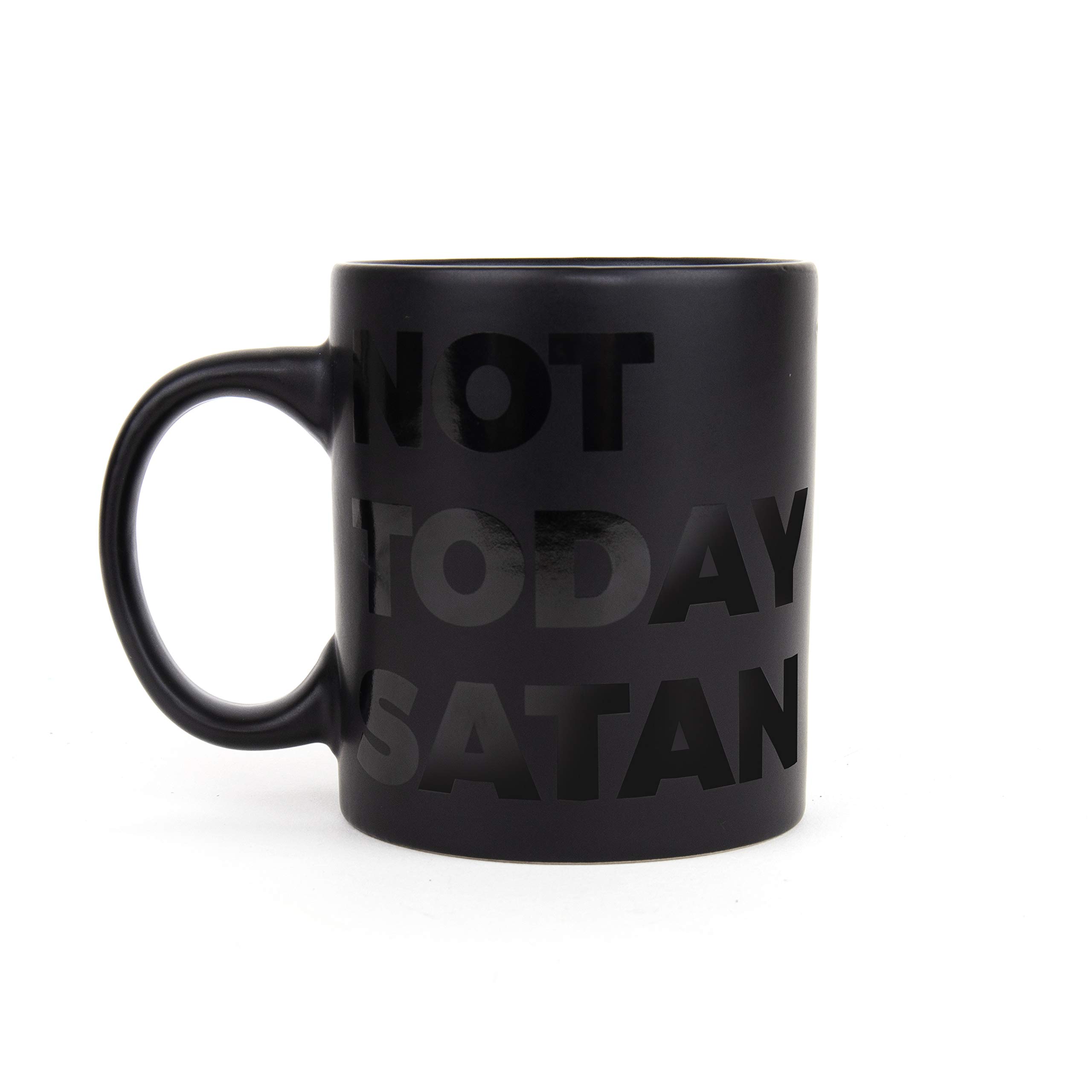 Gift Republic Today Satan Funny Coffee Mug - 11oz Ceramic Cup with Sarcastic Quote - Perfect for Office Humor, Gifts & Coffee Lovers