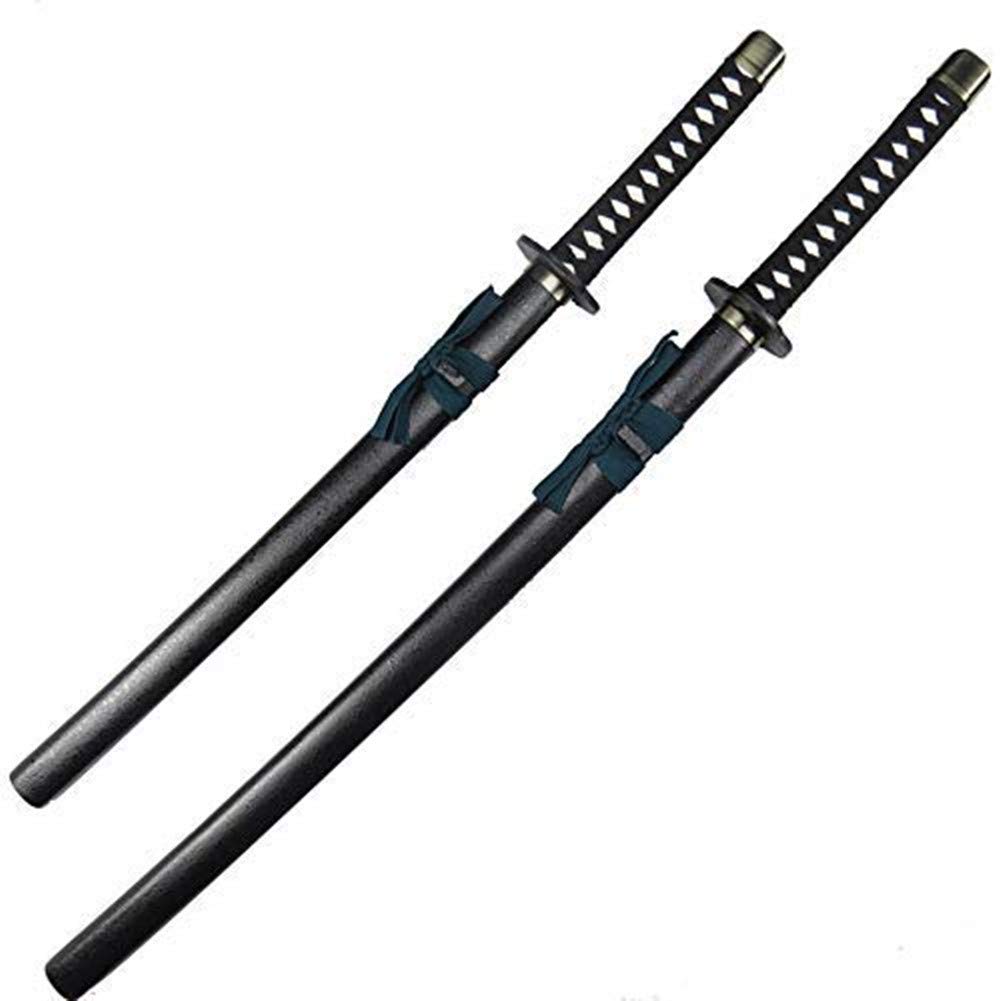 Anime Hakuouki Hijikata Toshizo Cosplay Sword - Black Samurai Costume Accessory for Halloween, Anime Conventions & Themed Parties