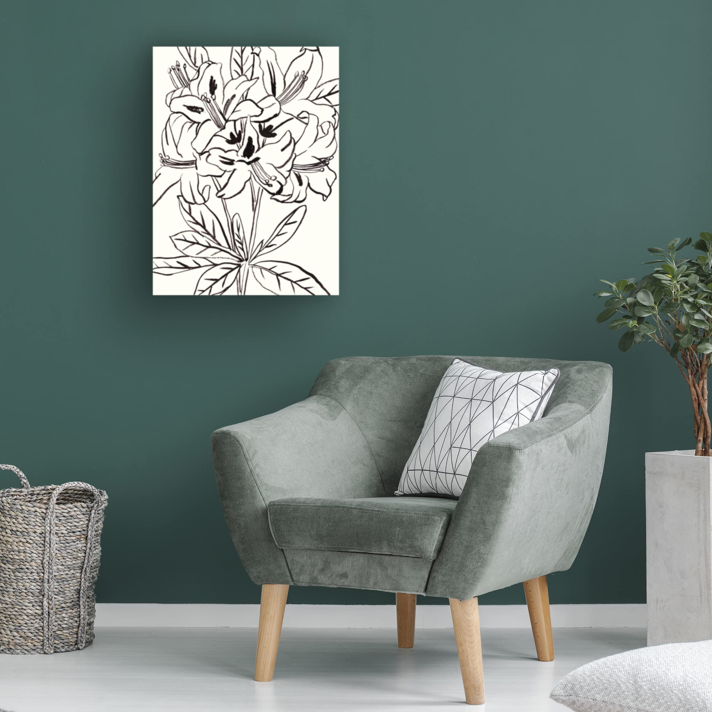 Trademark Fine Art 'Self III' Canvas Art by Melissa Wang - Modern Abstract Wall Decor for Living Room, Bedroom & Office | Stretched Canvas Print for Home & Office Decor