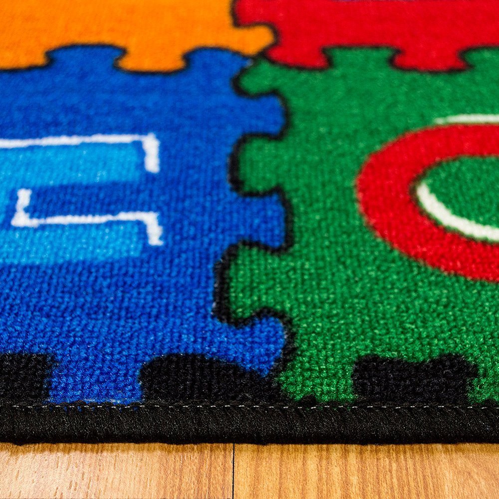 ABC Puzzle Play Mat (A-Z & 1-9) - Educational Kids Rug for Safe Learning & Fun - Perfect for Daycare, Classroom, Nursery, Playroom - Ideal Gift for Toddlers & Children
