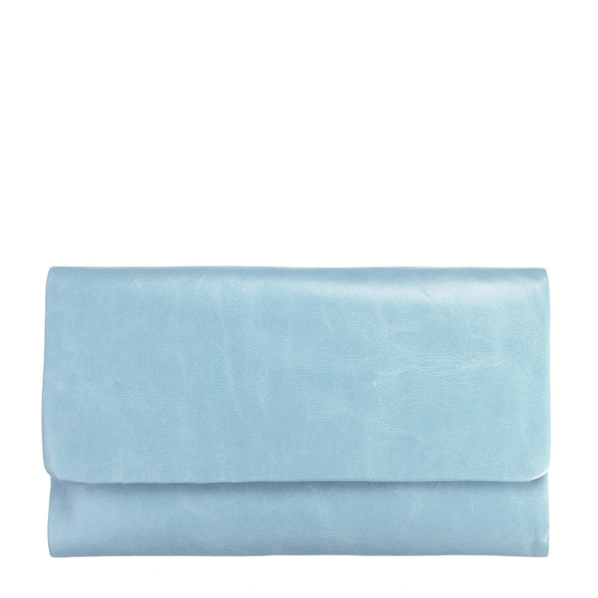 Audrey Wallet for Women - Stylish Sky Blue Leather Wallet with RFID Protection - Perfect for Everyday Use, Travel & Gifting