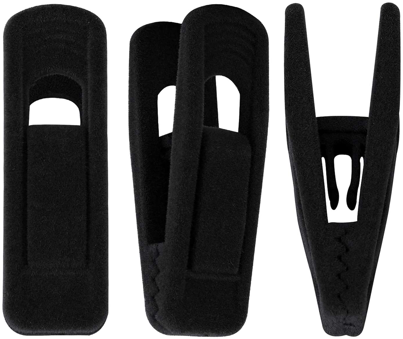 Premium Velvet Hangers with Clips - Strong Non-Slip Pants Hangers for Thin Clothes - Perfect for Closet Organization & Space Saving in Bedrooms, Dorms, and Laundry Rooms