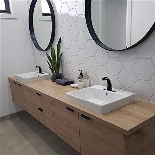 Luxury Lenox Automatic Sensor Faucet - Touchless Cold Water Faucet with Oil Rubbed Bronze Finish for Bathroom & Kitchen - Modern Hands-Free Faucet for Hygienic Washing, Perfect for Home, Restaurant, and Public Restrooms