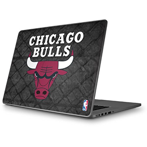 Officially Licensed NBA Chicago Bulls Dark Rust Laptop Skin for MacBook Pro 15 (2011-2012) | Protective Decal Sticker | Perfect for Work, School & Gaming