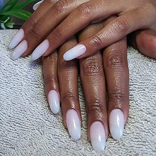IN.HYPE Structure & Liquid Builder Gel for Nails - BIAB Hard Gel in Bottle, Blue Sky Milky White - Professional Nail Enhancement for Salon & DIY Manicures at Home