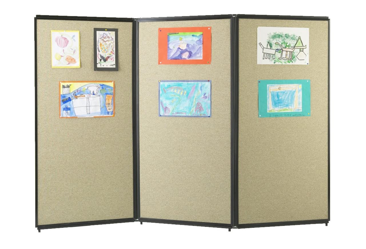 Versare Privacy Screen Folding Panel - Durable Wall Partition & Lightweight Portable Room Divider | 7'6