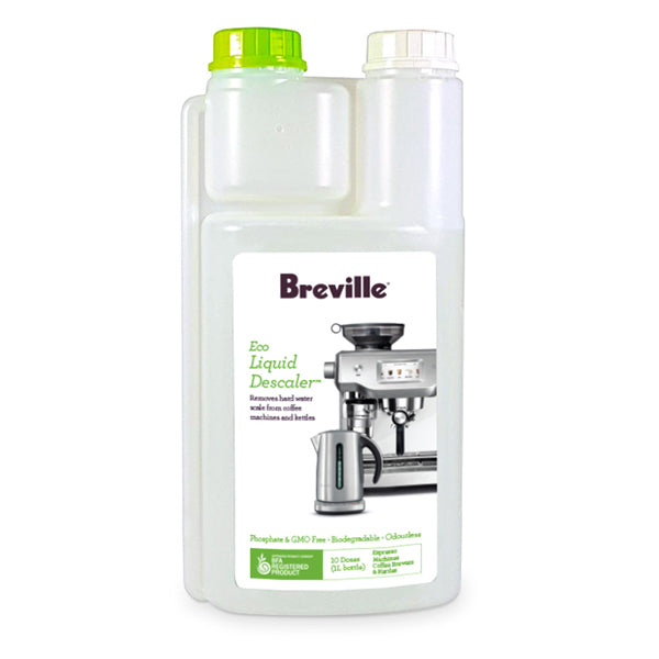 Breville Eco Liquid Descaler - Coffee Machine & Appliance Descaler Solution - Removes Limescale & Mineral Buildup - Perfect for Espresso Machines, Kettles & Steam Irons