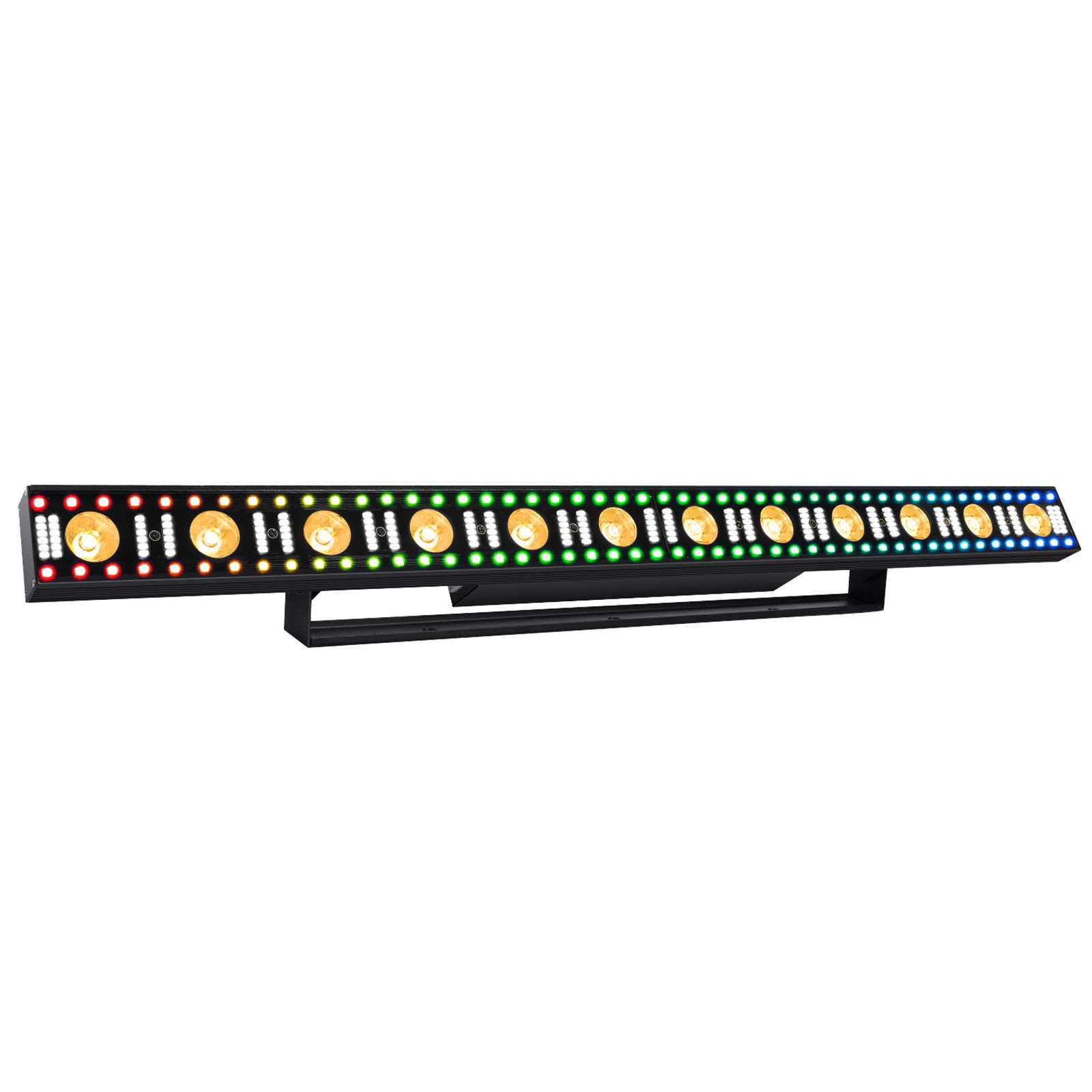 40IN 100W RGB LED Stage Wash Light Bar with DMX Control & Sound Activation - 3-in-1 Strobe/Beam/Wash Effects for DJs, Live Bands, Weddings & Events | Durable Aluminum Alloy Uplighting for Concerts, Clubs & Stage Performances