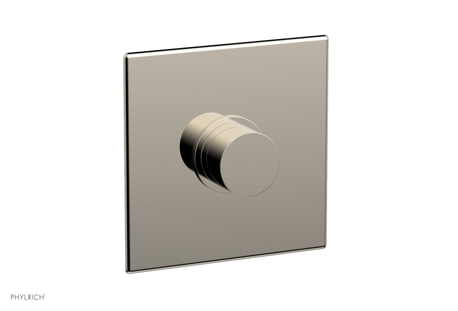 BASIC II 3/4 Thermostatic Square Shower Trim with Smooth Handle - Chrome Finish for Modern Bathrooms | Perfect for Home & Hotel Bathroom Renovations