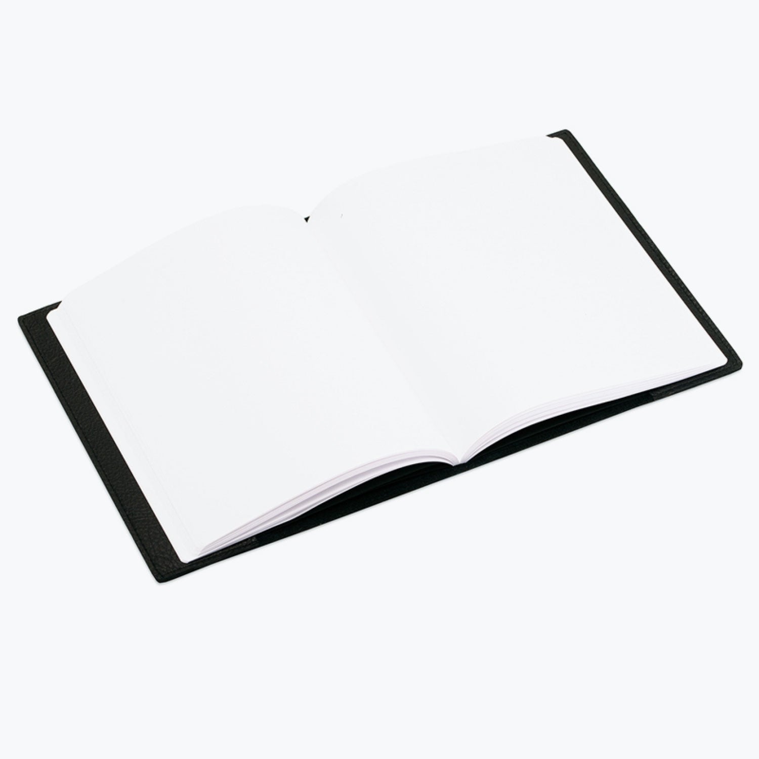 Premium Leather Notebook - Handcrafted Bookbinders Design, Classic Black for Journaling, Sketching & Office Use