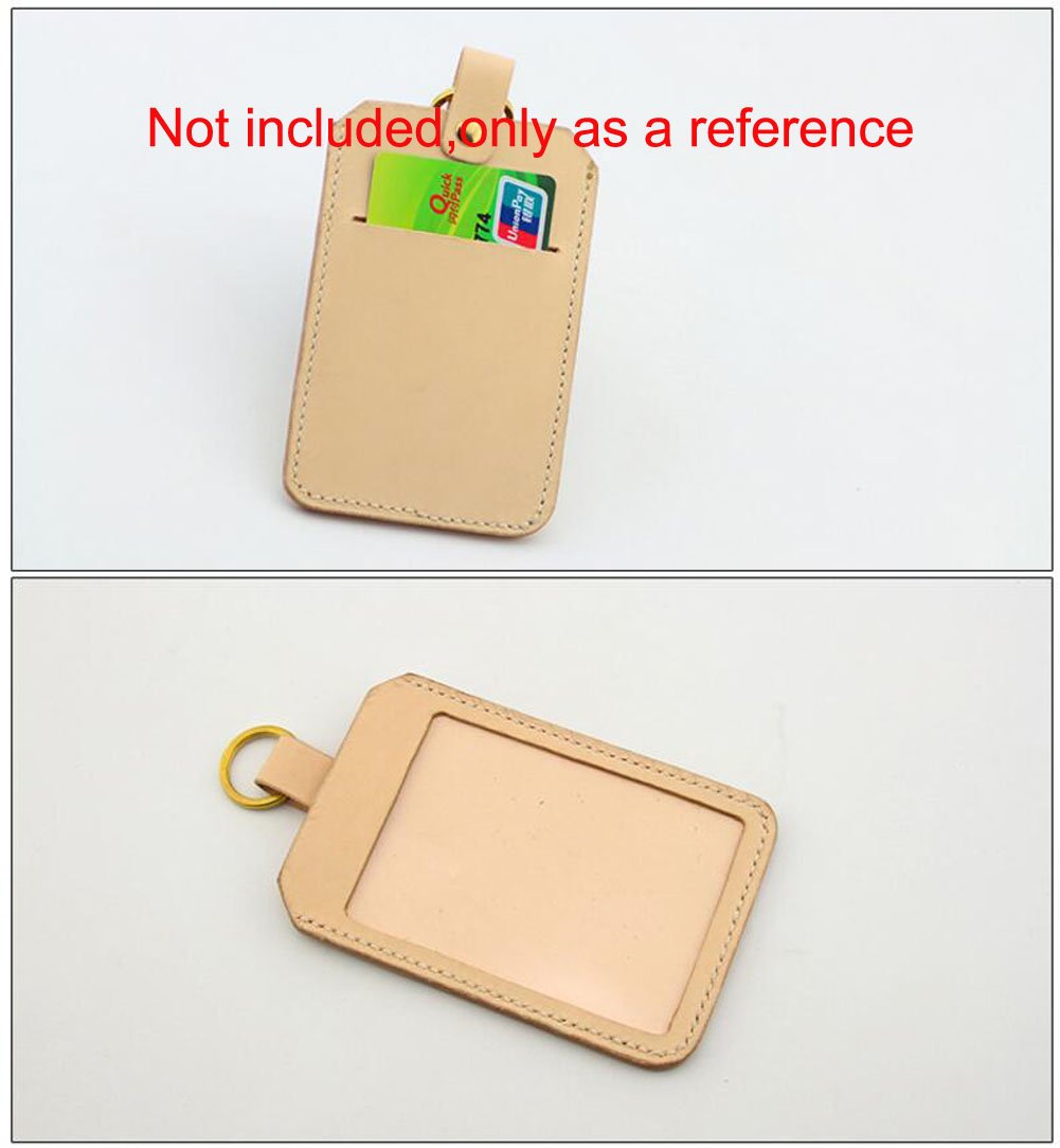 Premium Acrylic Leather Pattern Card Holder Template - DIY Leather Craft Stencil for Wallet, ID & Credit Card Bag Making - Perfect for Crafters, Designers & Leatherworking Enthusiasts