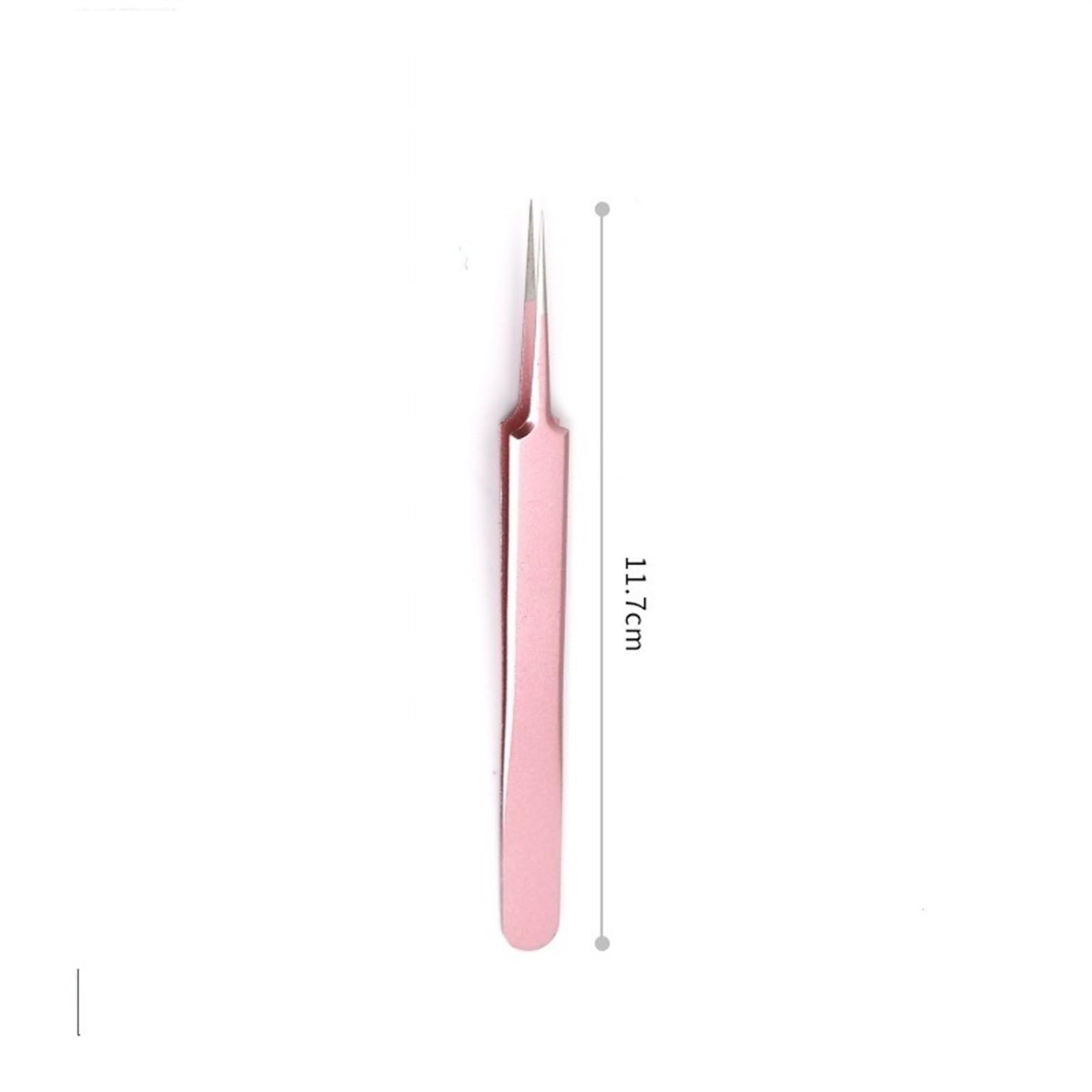 High-Precision Pink Eyelash Extension Tweezers - Professional Hair Removal Tweezers for Lash Artists & DIY Beauty - Perfect for Salon, Home Use & Travel
