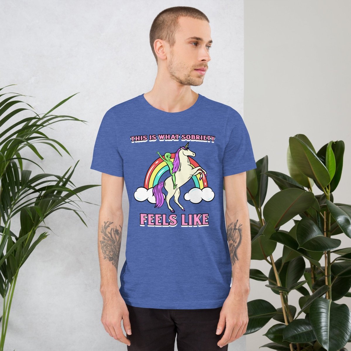 This Is What Sobriety Feels Like Unisex T-Shirt | Adventure Awaits Motivational Tee | Perfect for Recovery Support & Outdoor Activities