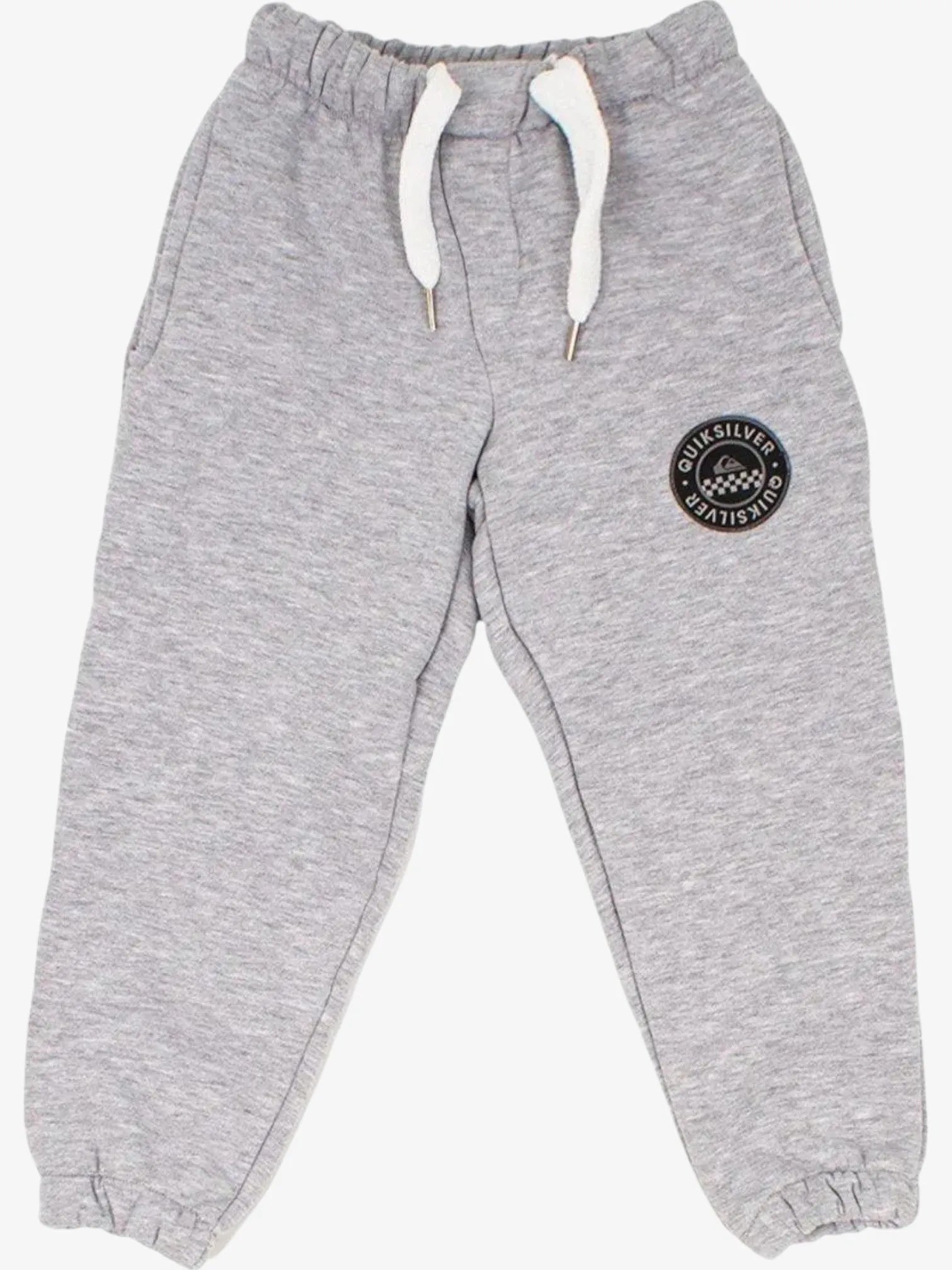 Quiksilver Kids' Trackpants - Grey Fleece Jogger Pants for Boys & Girls | Comfortable Casual Wear for School, Sports & Outdoor Activities