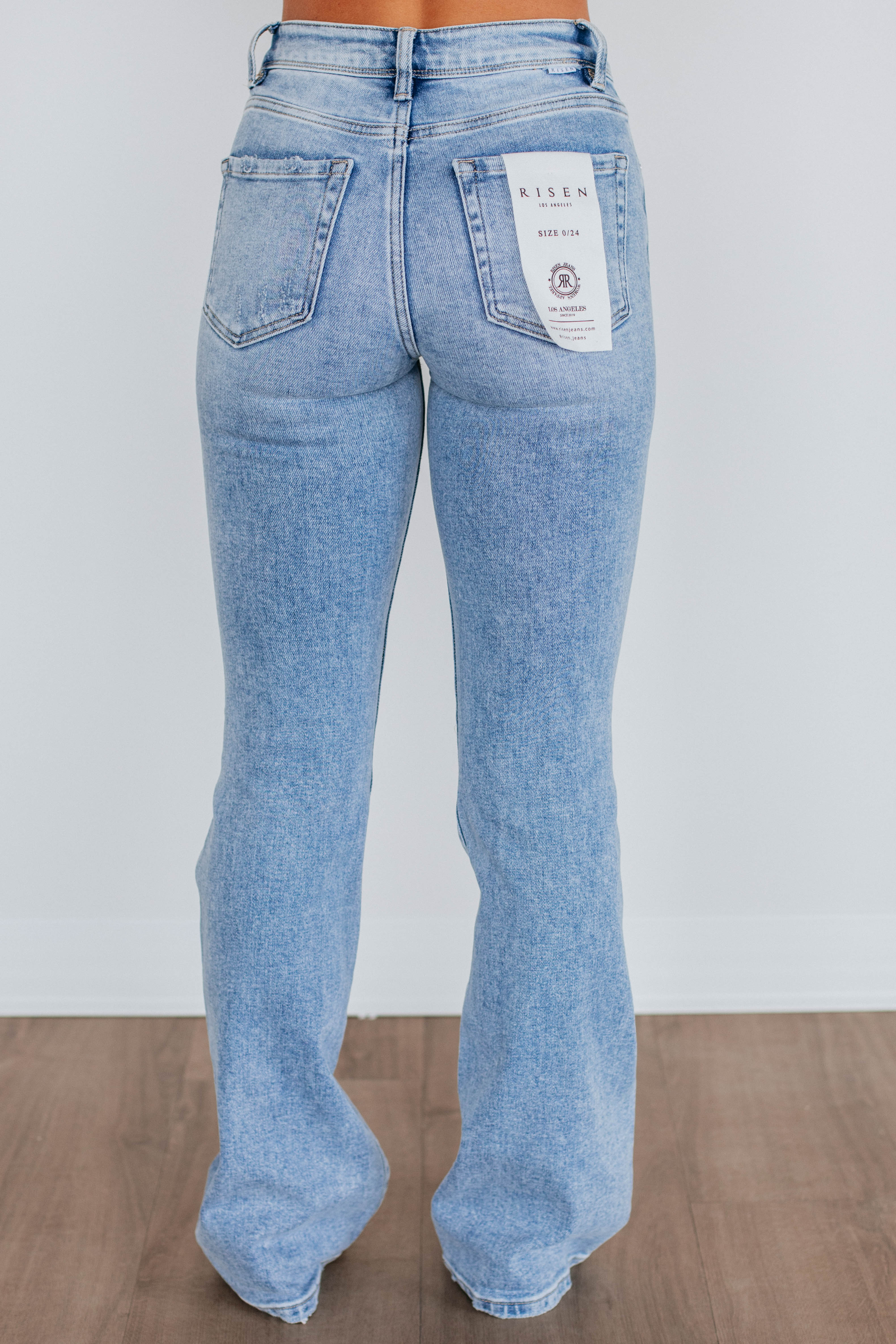 Asher Risen Jeans - Light Wash Distressed Denim for Men | Comfortable Slim Fit Stretch Jeans | Perfect for Casual Wear, Dating & Night Out