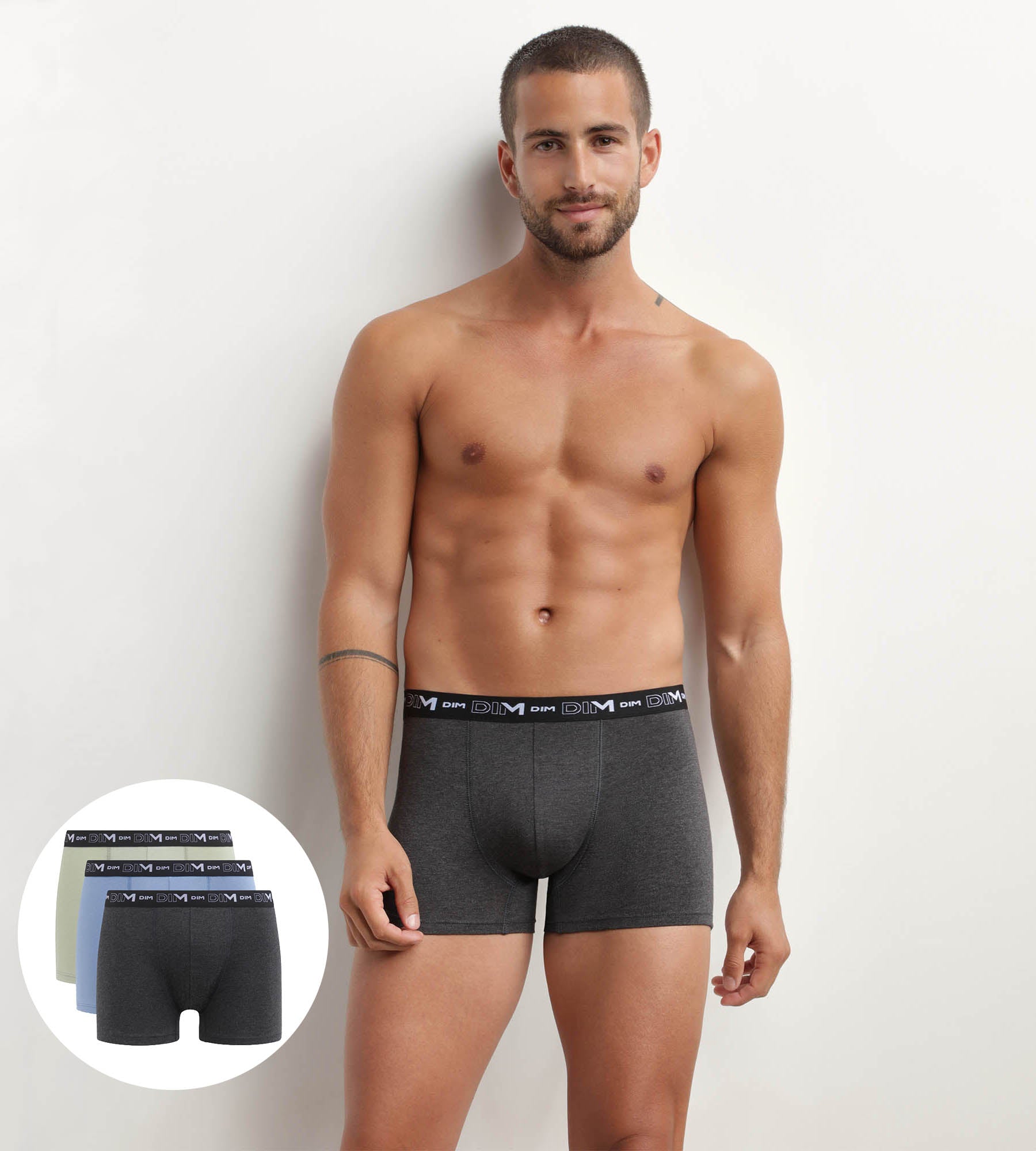 3 Pack Men's Boxer Briefs - Pistachio Blueberry Black Marble Dim Cotton Stretch Underwear for Comfort & Style | Perfect for Daily Wear, Gym & Travel