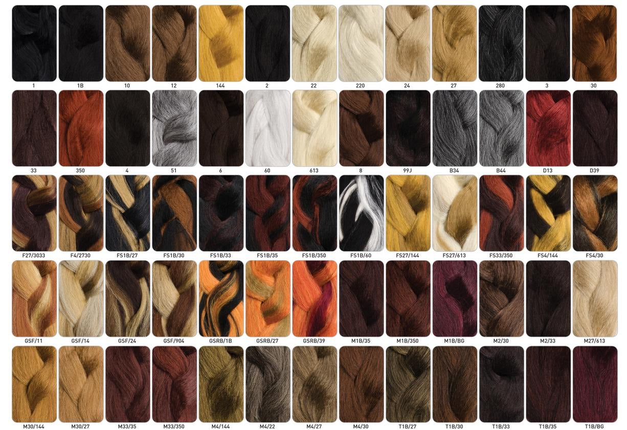 Rast Afri Classic Jumbo Braid Hair - 100% Kanekalon Synthetic Hair Extensions for Box Braids & Protective Styles - Perfect for Cosplay, Halloween & Everyday Wear