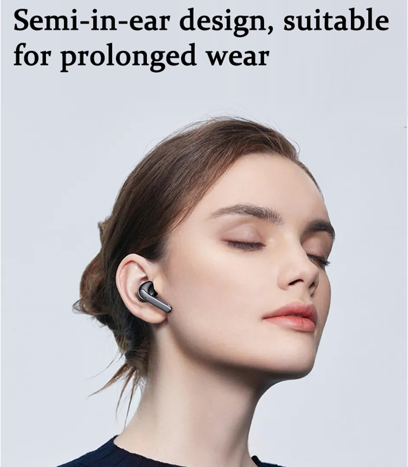 Wireless Bluetooth Headphones - 40H Playtime, LED Power Display Charging Case, IPX5 Waterproof Earbuds with Mic for Phone Calls, Gaming, TV & Sports | Perfect for Workouts, Commuting & Travel