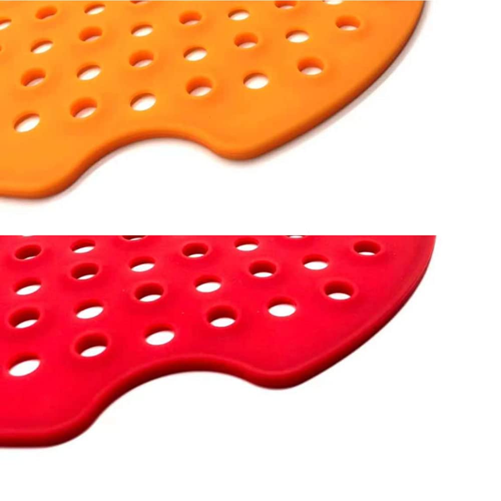2-Pack Reusable Silicone Air Fryer Liners - 8