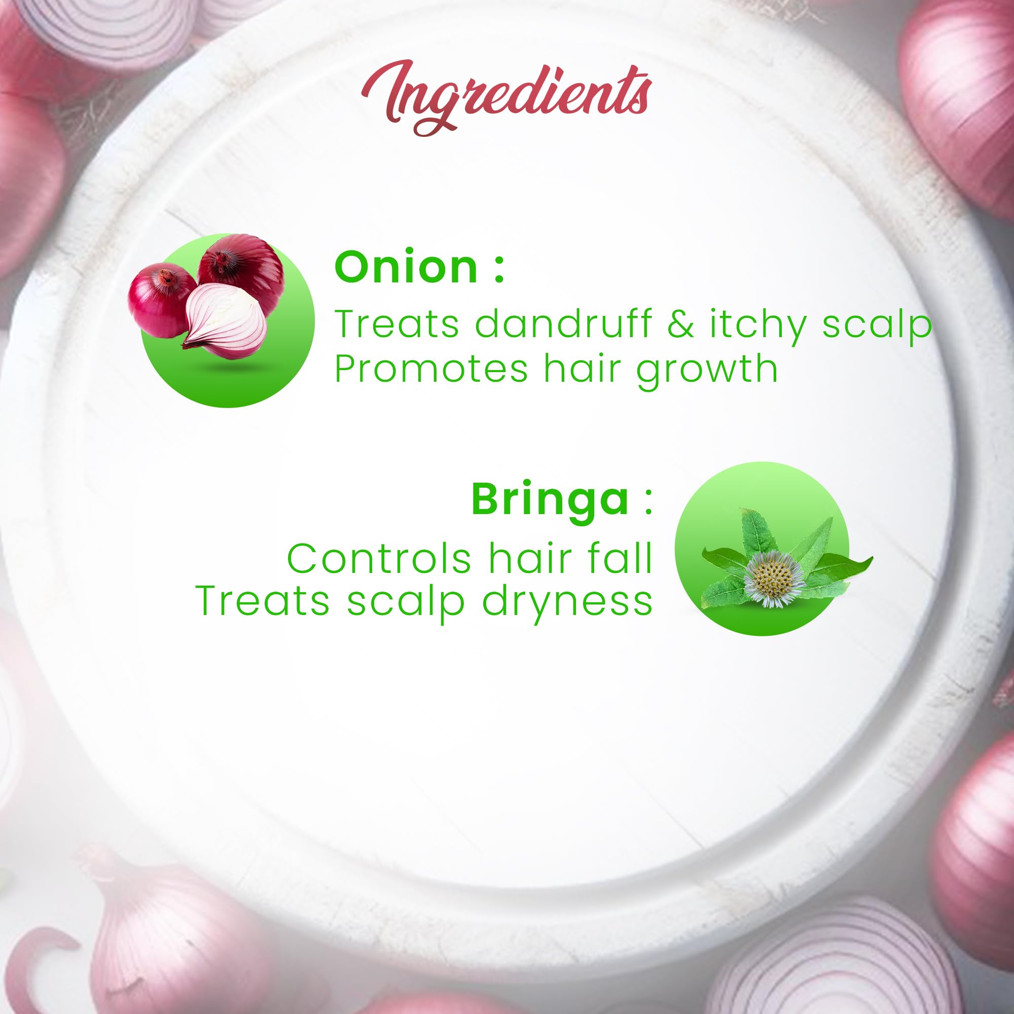 Dhathri Onion Bringa Floral Hair Conditioner for Strong & Healthy Hair – Promotes Hair Growth & Reduces Hair Fall with Onion & Bringa Extracts | Thick, Shiny, Frizz-Free Hair Treatment | 300ml (1 Count) | Ideal for Daily Hair Care & Damaged Hair Repair