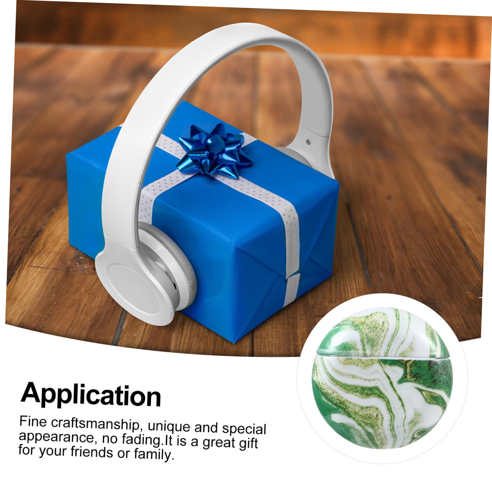 Artibetter Wireless Earbuds Case with Earrings - Protective Charging Box for Over-Ear Headphones (Ideal for Travel, Workout & Daily Use)