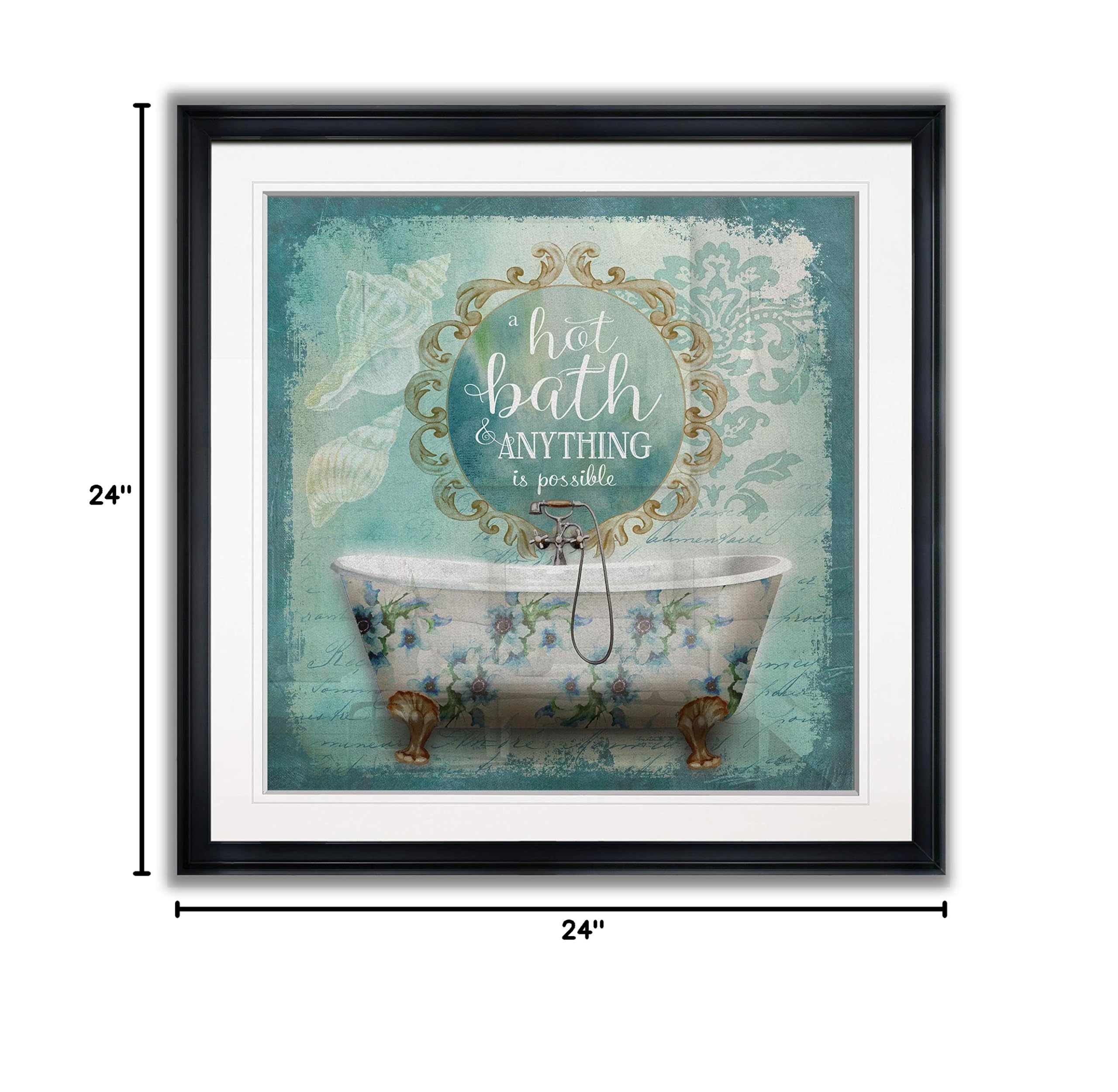 Blue Marble Coast Crab Painting - Ocean Beach Nursery Wall Art for Kids Room, Framed Canvas Animal Decor for Baby Boys & Girls Bedroom - Perfect for Coastal Themed Children's Spaces & Beach House Interiors