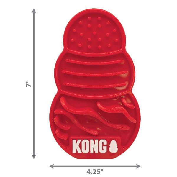 Kong Licks Dog Treat Dispenser - Slow Feeder & Chew Toy for Small & Large Dogs - Peanut Butter & Cheese Flavored - Perfect for Training, Boredom Relief & Mental Stimulation