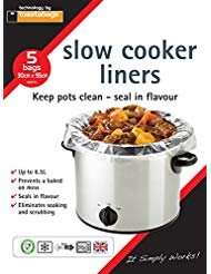 Planit Toastabags Slow Cooker Liners - 5 Pack Disposable Cooking Bags for Easy Cleanup | Perfect for Crockpot, Stews & Meal Prep
