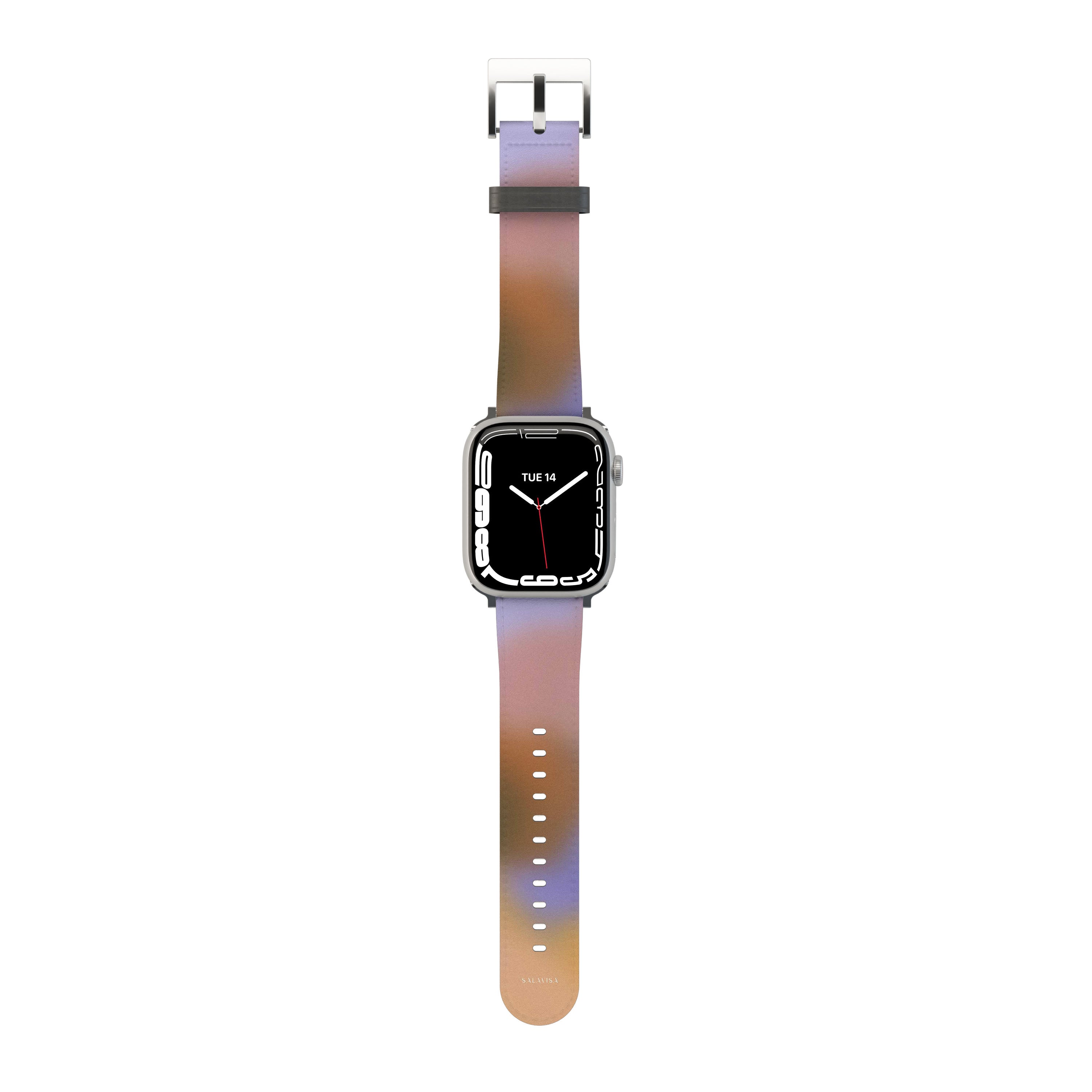 Dreamy Hues Apple Watch Band - Soft Silicone Replacement Strap for Apple Watch Series 9/8/7/6/SE - Stylish & Comfortable for Women & Men - Perfect for Workouts, Running & Everyday Wear