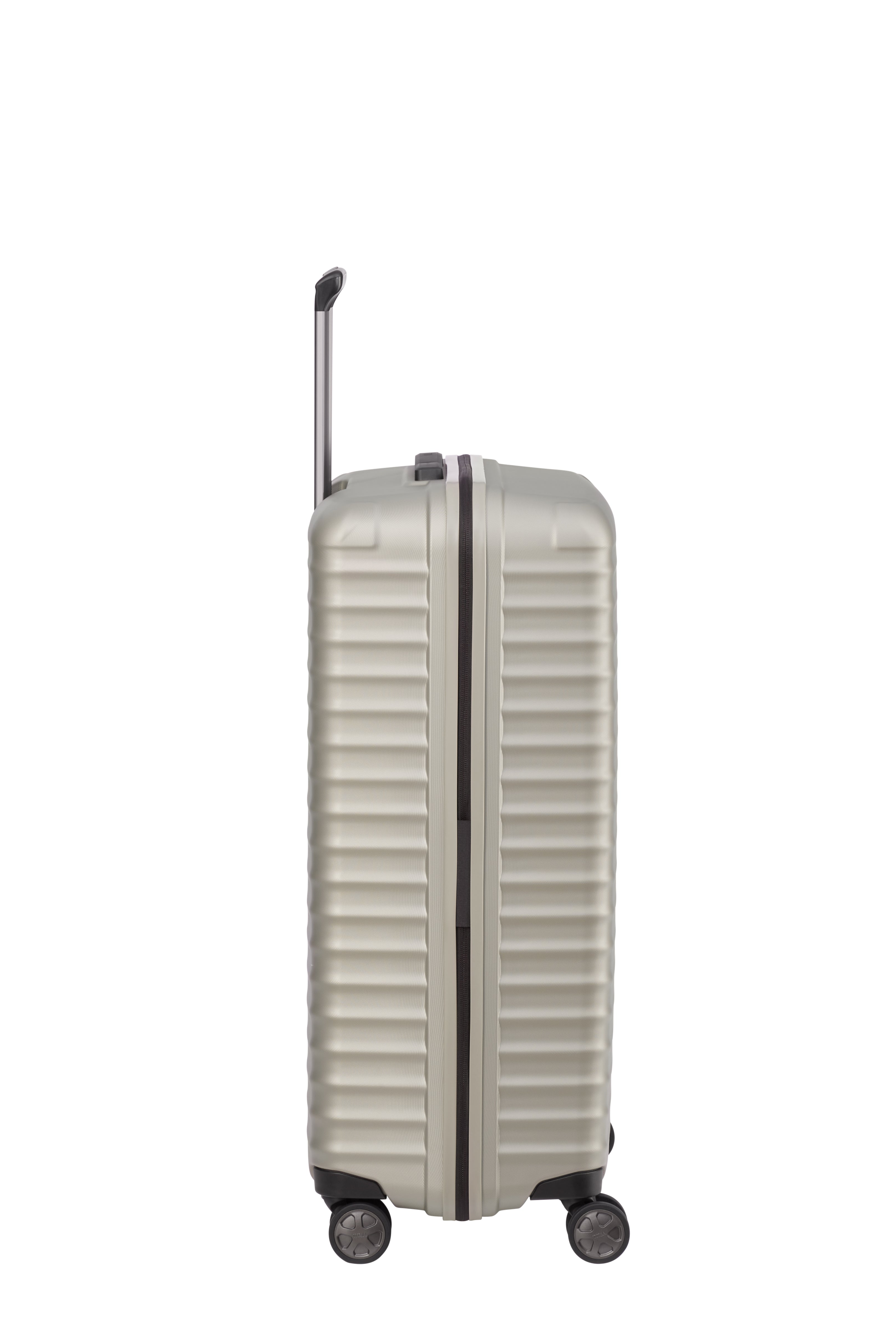 Titan LITRON Trolley L Large Luggage - Premium Expandable Suitcase with 360° Spinner Wheels for Travel, Business & Vacation (Black) - Perfect for Airlines, Road Trips & International Adventures
