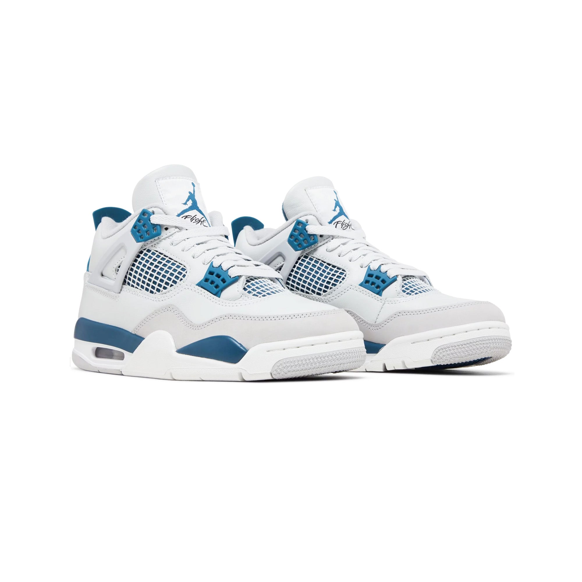 Air Jordan 4 Retro 'Military Blue' 2024 - Men's Basketball Sneakers | Classic Nike Shoes for Sports & Streetwear Fashion | Perfect for Basketball Games, Gym Workouts and Casual Outfits