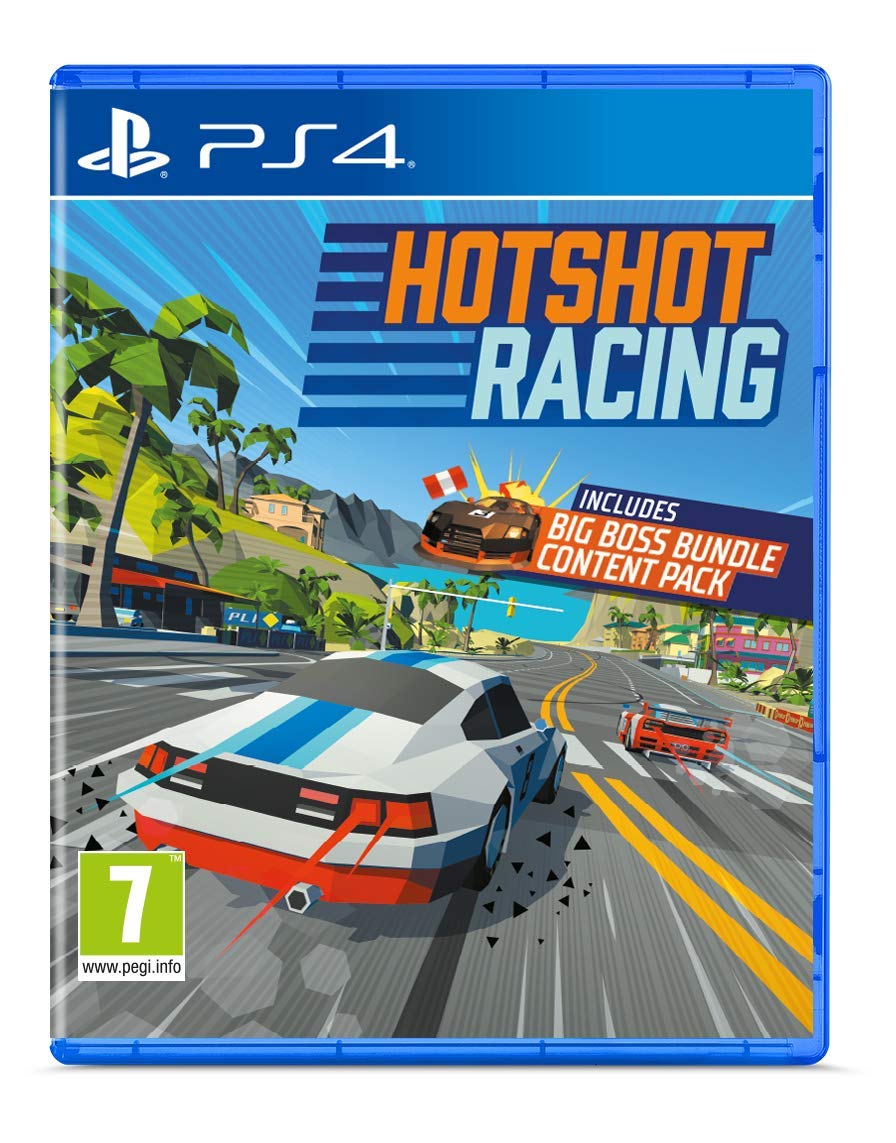 Hotshot Racing - PS4 Video Game | High-Speed Arcade Racing for Thrilling Multiplayer & Solo Play - Perfect for Racing Enthusiasts & Competitive Gamers