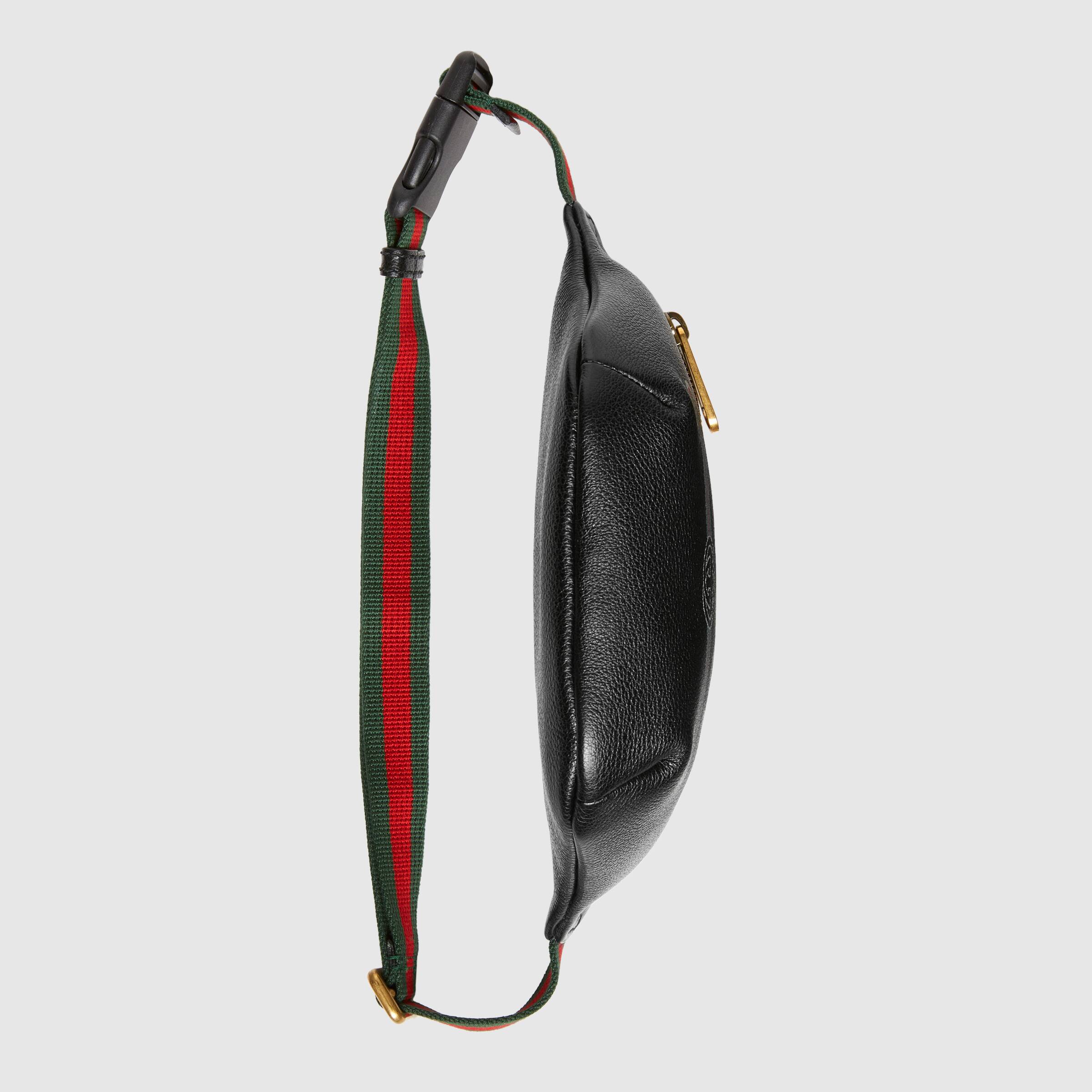 Gucci Print Small Belt Bag Black - Stylish Waist Pack for Women, Men | Perfect for Travel, Concerts & Everyday Use