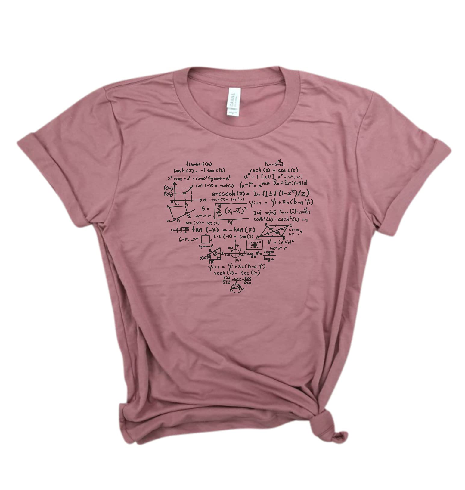 I Heart Math - Funny Nerdy Math Shirt for Teachers & Science Lovers | Cool Biology & STEM Gift for Students | Perfect for Classrooms, Labs & Geeky Events