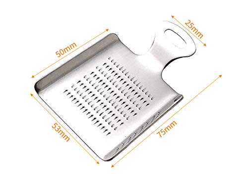 WOIWO Manual Garlic Press & Ginger Grinder - Stainless Steel Kitchen Gadget for Mashing Garlic, Ginger & Herbs - Perfect for Cooking, Baking & Meal Prep