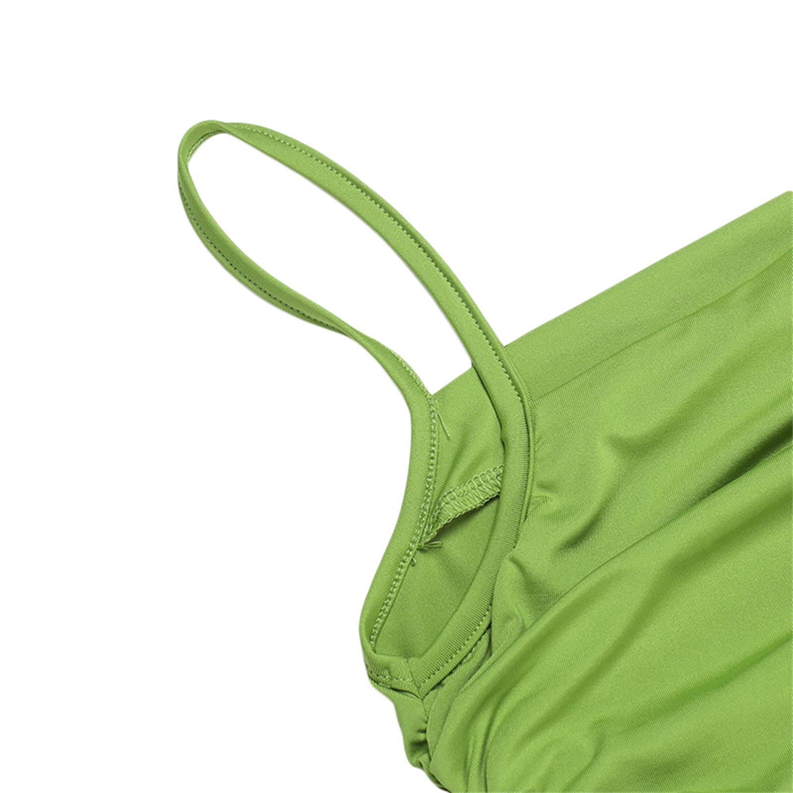 Sexy Women's Cut Out Bodycon Maxi Dress - Sleeveless Hollow Out Strapless Elegant Cocktail Party Long Dress for Nightclub & Evening Wear (Green, Small) | Perfect for Date Nights, Parties & Special Occasions