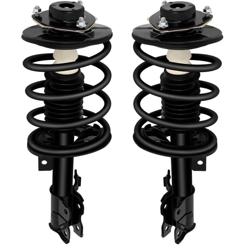 2PCS Front Side Struts & Complete 3.5L Suspension Kit for 2002-2006 Nissan Altima - Includes Shock Absorber, Boot, Bumper Kit, Spring Seat, Coil Spring & Isolator (171427, 171426) - Perfect for Smooth Ride & Enhanced Vehicle Stability