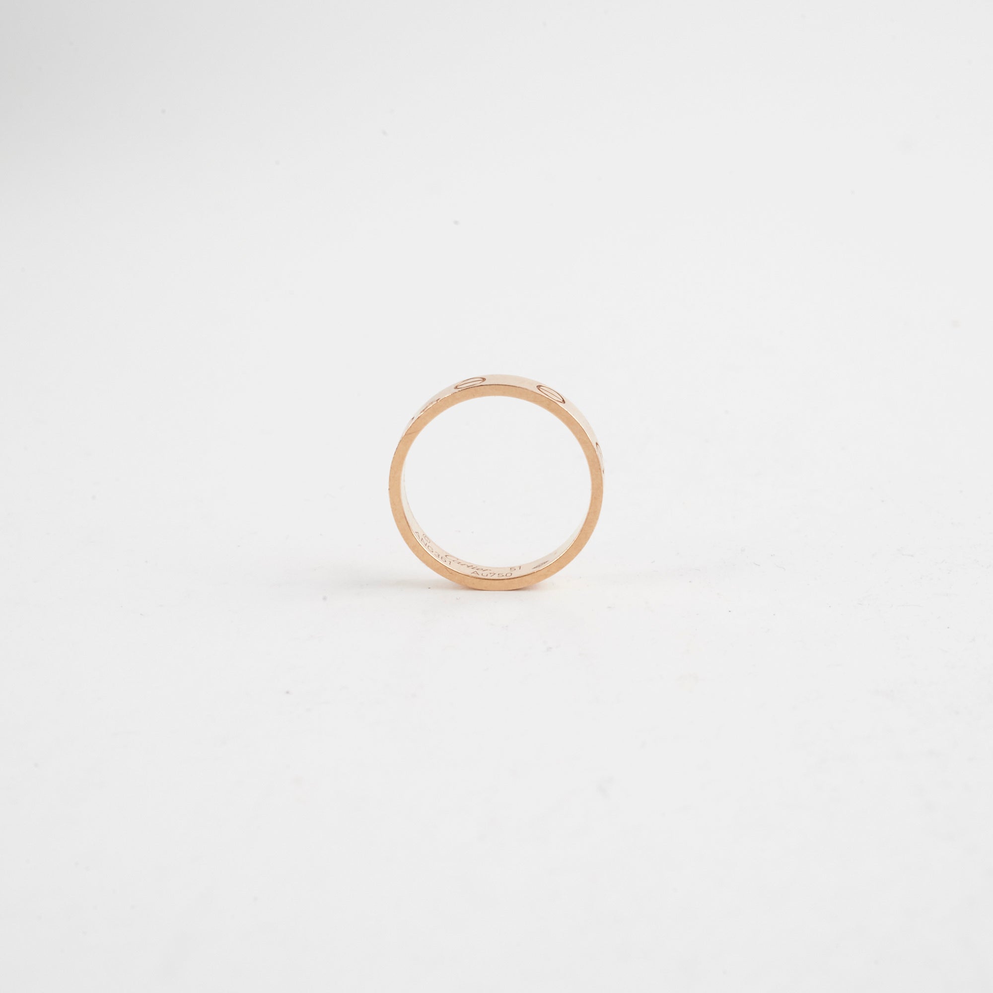 Cartier Love Ring 18K Pink Gold Size 51 - Luxury Wedding Band for Women, Romantic Anniversary Gift for Her, Perfect for Engagements & Special Occasions