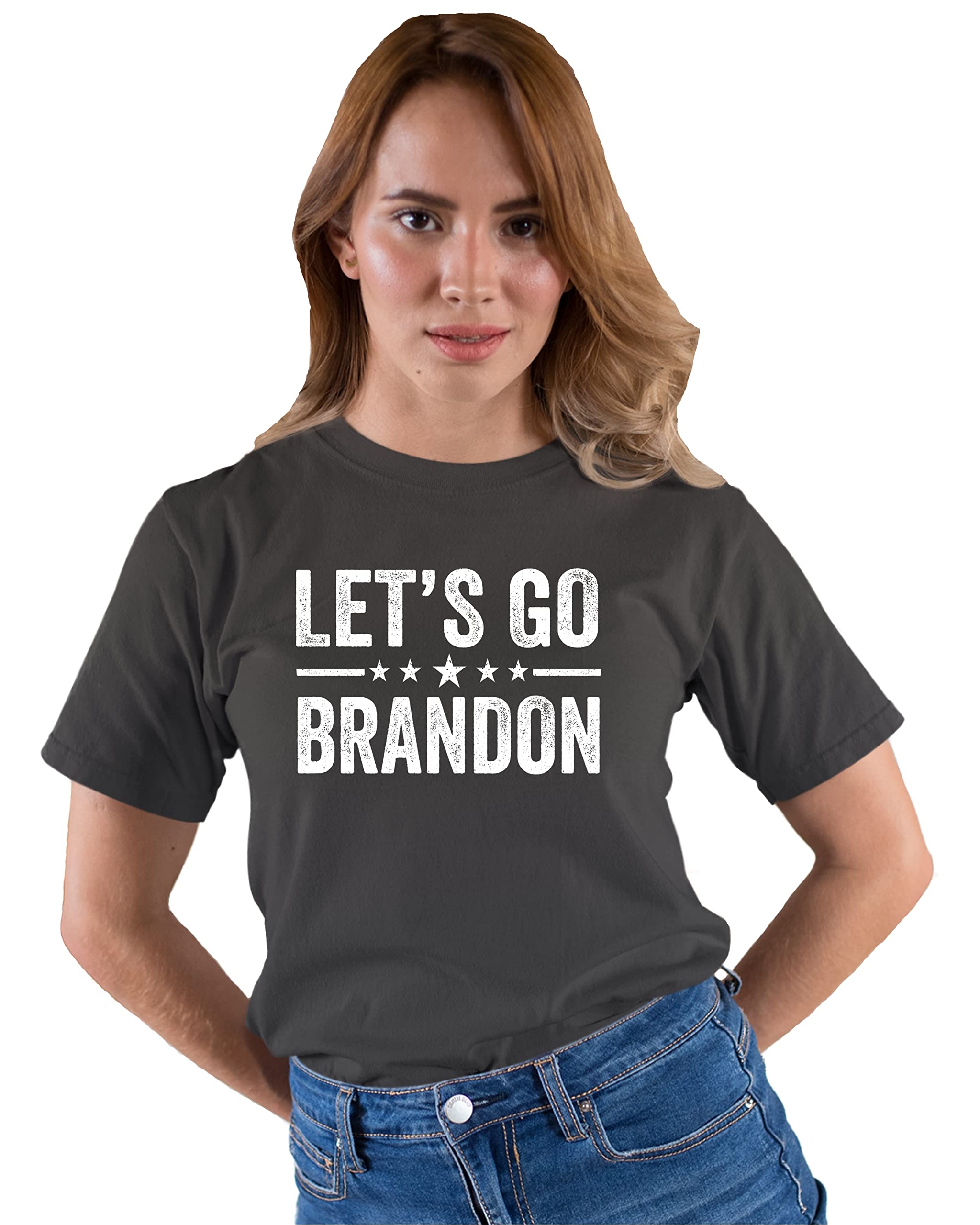 Let's Go Brandon T-Shirt for Men, Women & Youth - Trendy Political Slogan Tee for Casual Wear, Protests & Patriotic Events